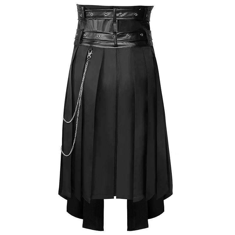 Gothic Dark Men's Skirt Pants  - Ethnic Wear In Fashion 评论和价格