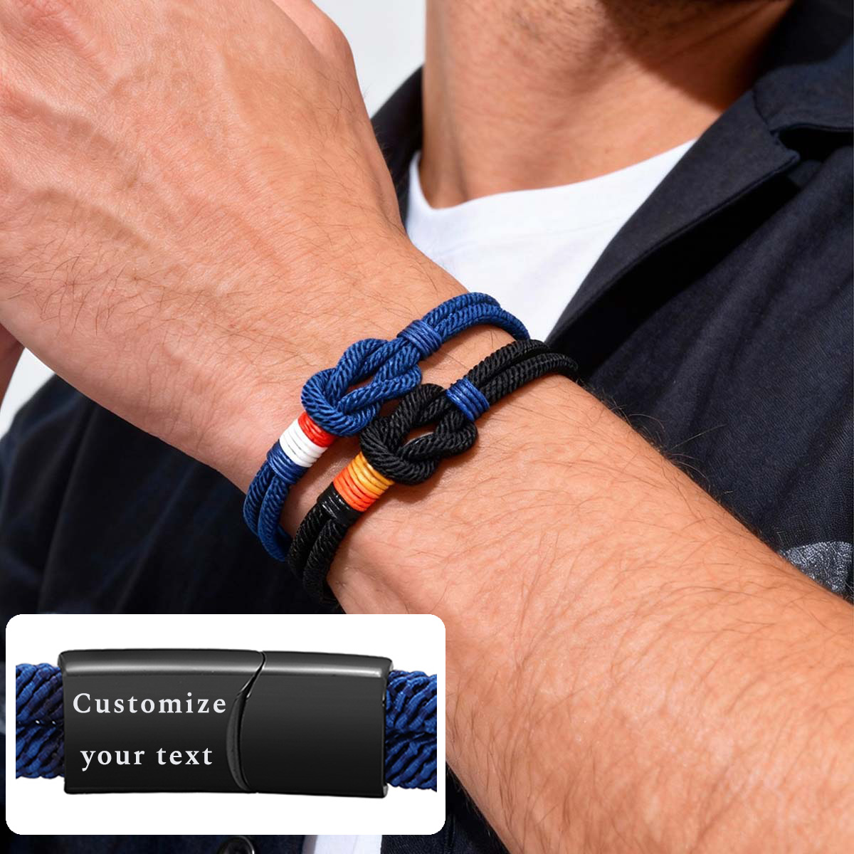 Personality Ethnic Rope Bracel - Ethnic Fashion Logo 评论和价格