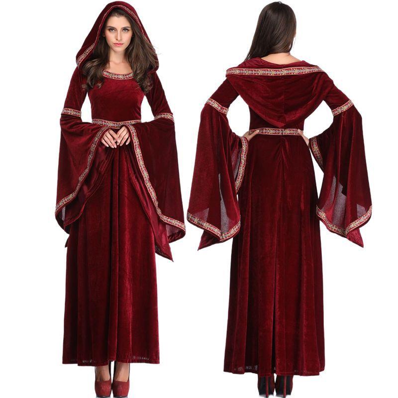 Retro Court Queen Costume Stag - Ethnic Fashion Studio 评论和价格