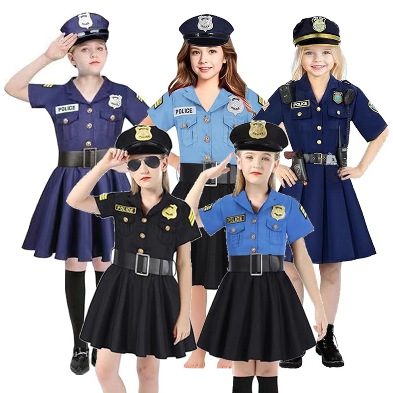 Halloween Children's Police Su - Ethnic Wear In Fashion 评论和价格