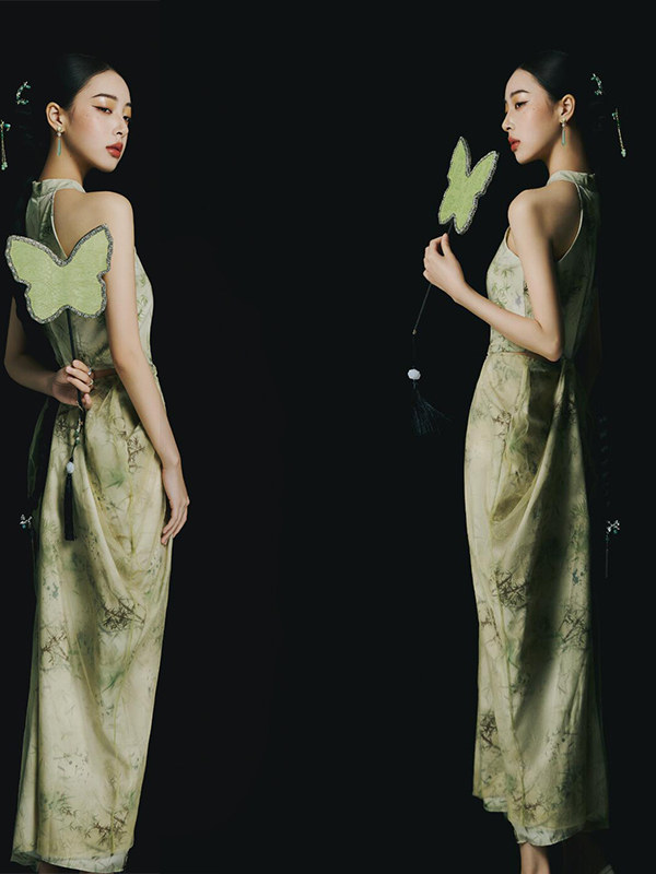 New Green Chinese Style Backle - Ethnic Fashion Studio 评论和价格
