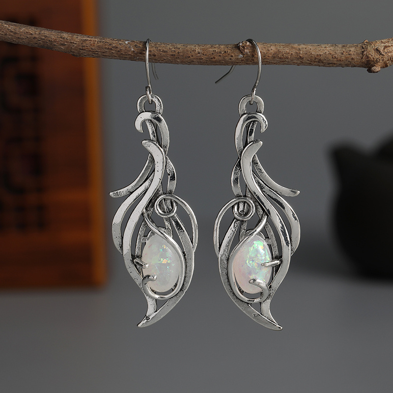 Antique Silver Hollow Flame Sh - Ethnic Fashion Wear For Women 评论和价格