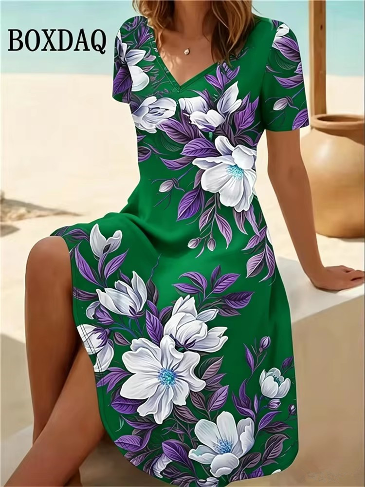 6XL Plus Size Women Dresses Su - Ethnic Fashion Dress 评论和价格