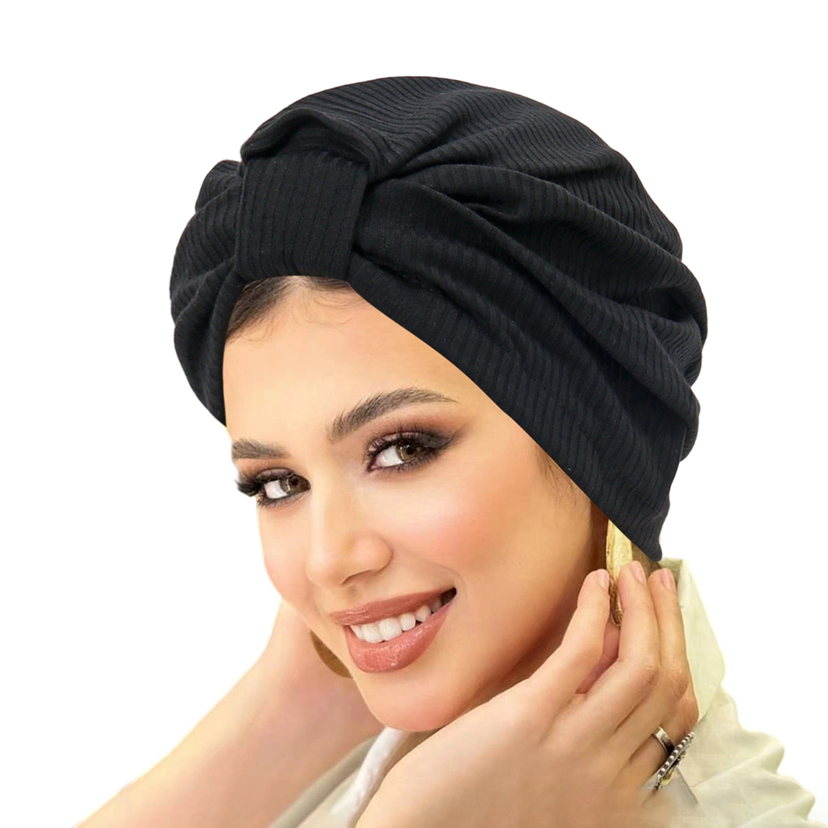 New Solid Color Women Muslim H - Ethnic Fashion India 评论和价格