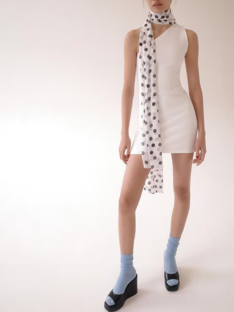 Summer New Arrival Polka Dot S - Ethnic Fashion Dress 评论和价格