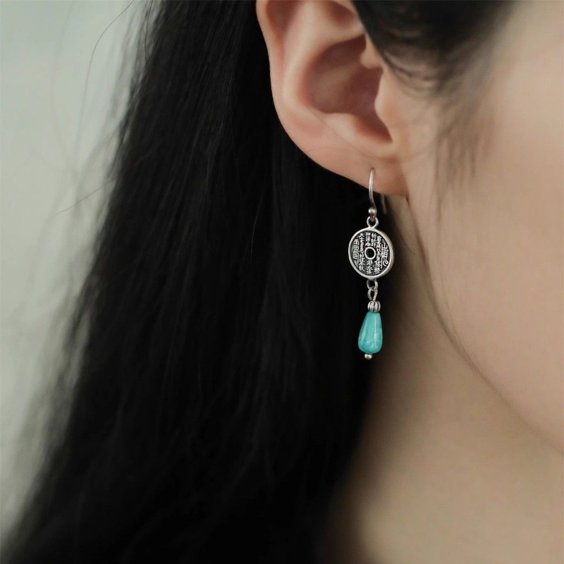 925 Sterling Silver Earrings A - Ethnic Fashion Co In 评论和价格