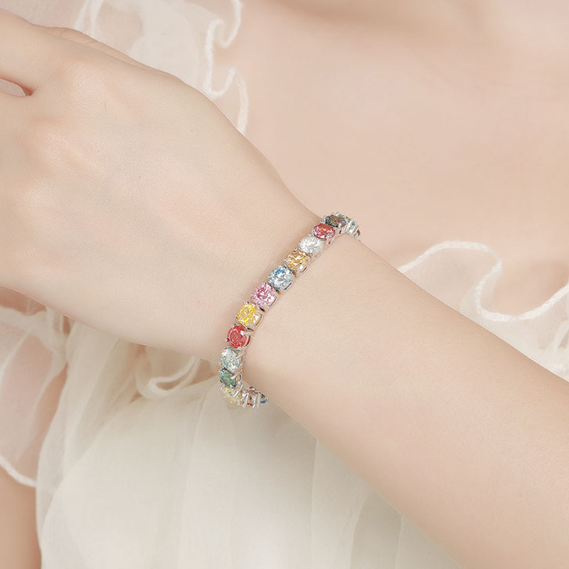 Dopamine color moissanite plat - Ethnic Wear In Fashion 评论和价格