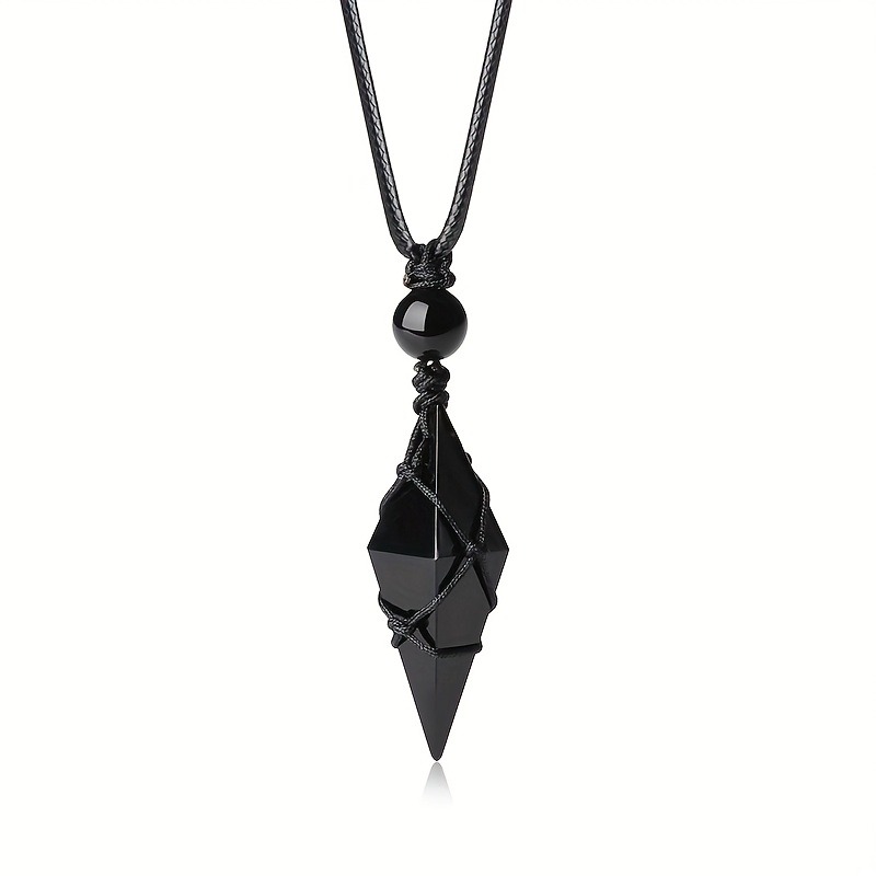 Black Obsidian Arrowhead Cryst - Ethnic Wear Men'S Fashion 评论和价格