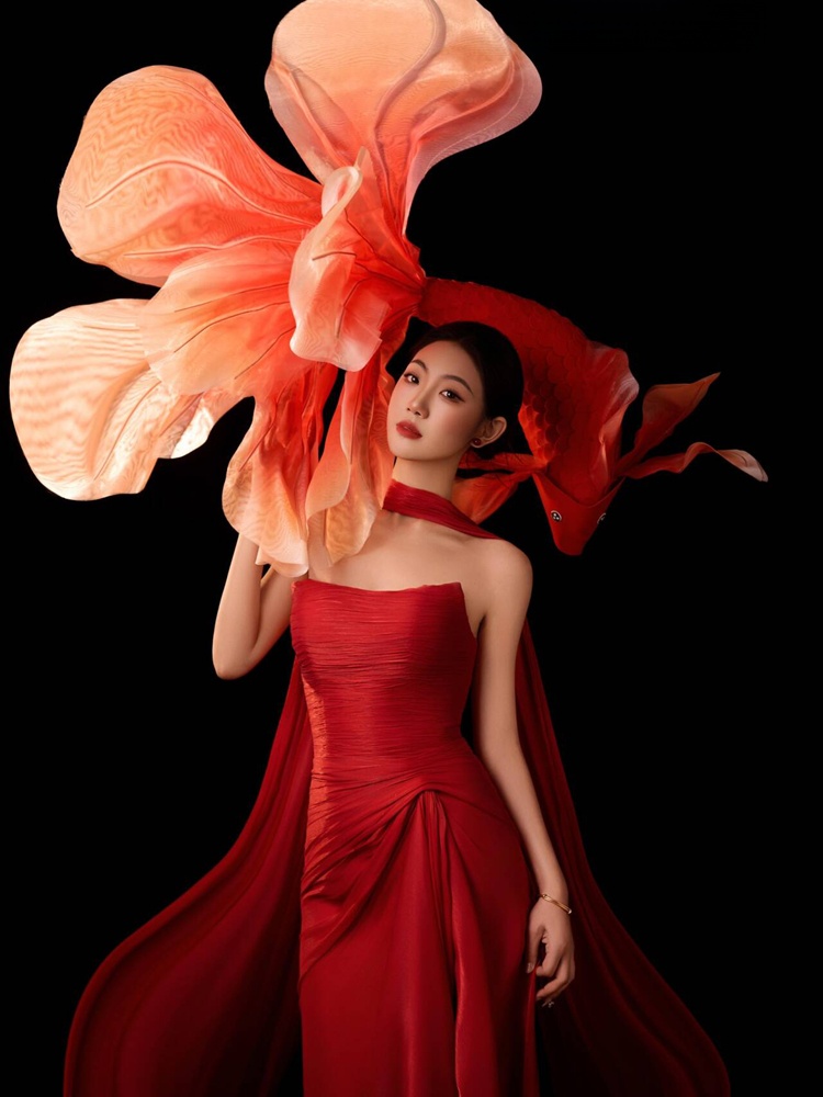 2026 New Year Red Lucky Carp C - Ethnic Fashion Studio 评论和价格