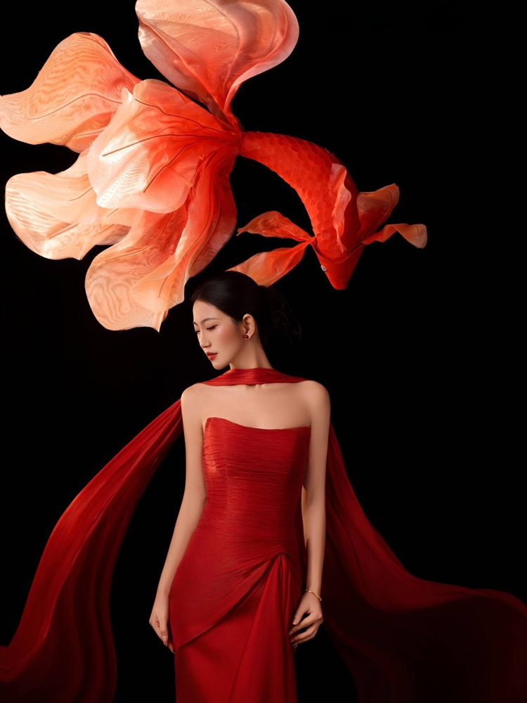 2026 New Year Red Lucky Carp C - Ethnic Fashion Studio 评论和价格